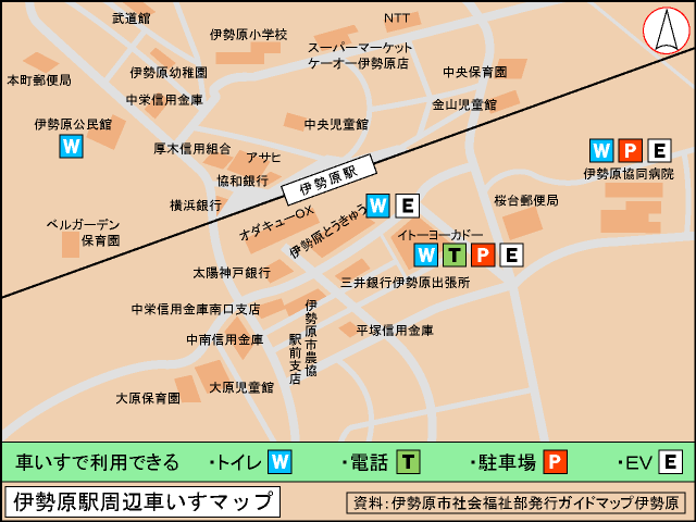 伊勢原駅周辺マップ