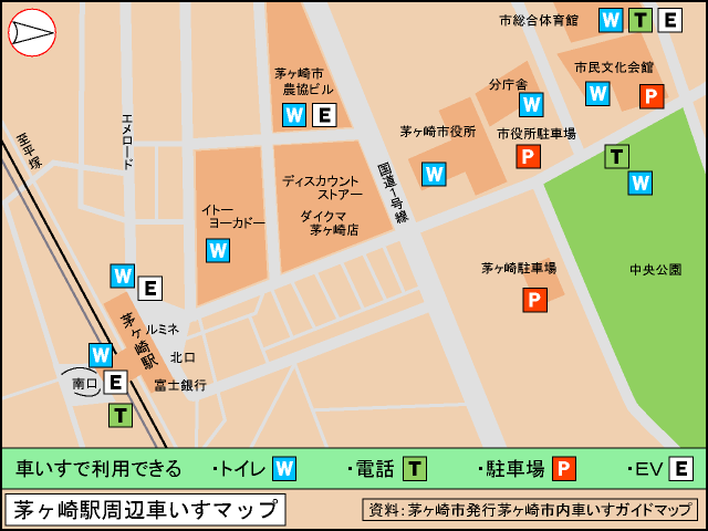 茅ヶ崎駅周辺マップ