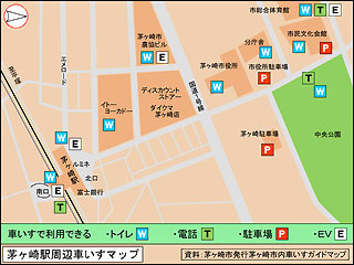 茅ヶ崎駅周辺マップ