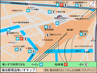横浜駅周辺マップ
