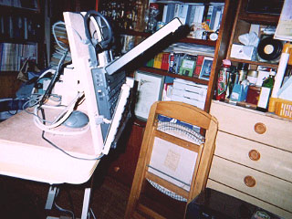 テーブルの工夫写真