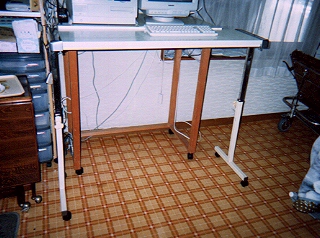 テーブルの工夫写真