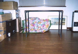 テーブルの工夫写真