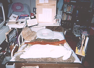 テーブルの工夫写真