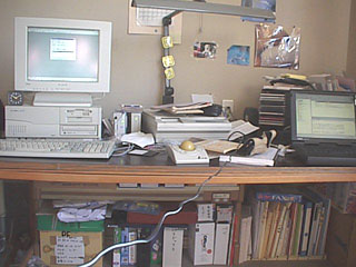 テーブルの工夫写真