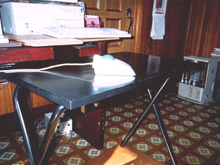 テーブルの工夫写真