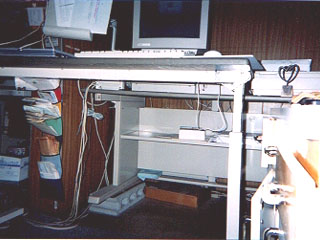 テーブルの工夫写真