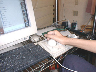 トラックボール写真