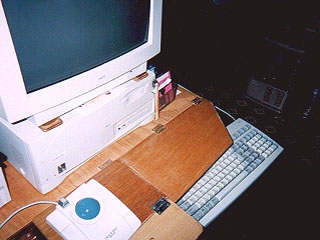 トラックボール改造写真